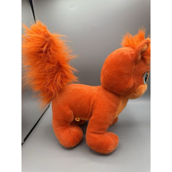 Disney Palace Pets Treasure Ariel’s Cat Plush ~ Orange Kitty Blue Eyes 11” - Picture 2 of 5